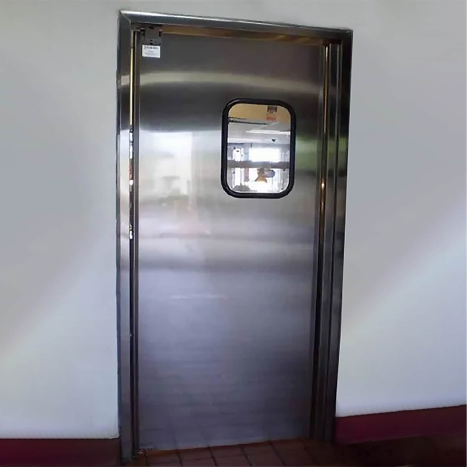 Stainless Steel Swinging Kitchen Traffic Door Single
